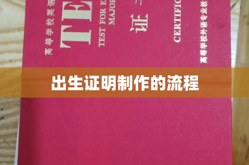 大竹出生证明制作的流程
